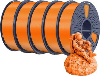 OEM Filamento Para Impresora 3d, 1,75 Mm De Di&aacute;metro, Alta Resistencia, Color Naranja