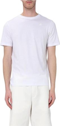 K-Way Heren, Tops, Wit, Maat: L Katoen