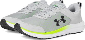 Under Armour Charged Assert 10 Mens Shoes Mod Gray/High Vis Yellow/Black : 11.5 D - Medium, Textile