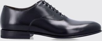 Green George Scarpa Oxford in pelle spazzolata con punta affusolata