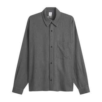 Won Hundred Casual Shirts, male, Gray, Size: XL Mazza Micro Check Shirt