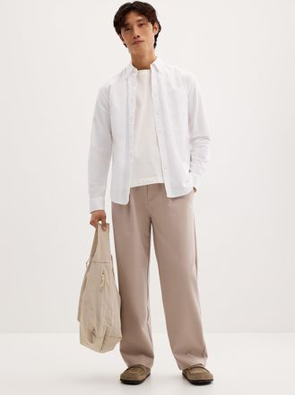 Only & Sons Mens Tie-waist pleated pant Loose fit