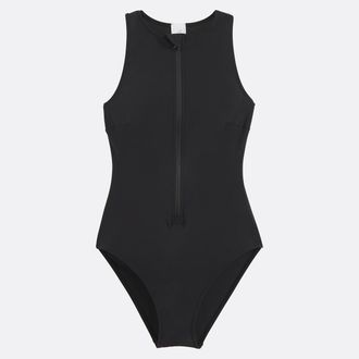 La Redoute Collections Atletisch badpak met ritssluiting