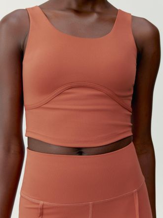 Born Living Yoga Top Sayani Marsala