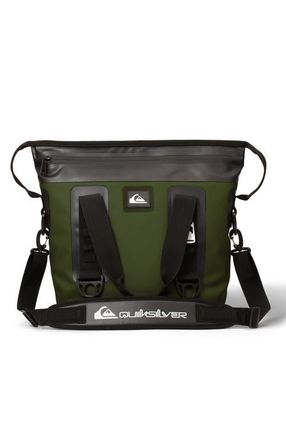 Quiksilver Coastal 20L Multi-Layer Insulated Tote Cooler Bag with Bottle Opener in Trekking Green at Nordstrom
