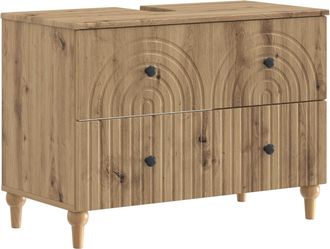 vidaXL Mueble De Lavabo Para Ba&ntilde;o Alkmaar Roble Artisan Vidaxl