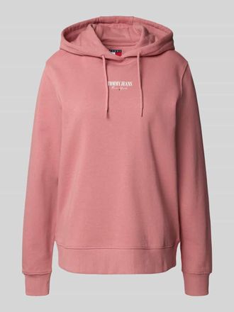 Tommy Jeans Regular Fit Hoodie aus reiner Baumwolle in Rostrot, Gr&ouml;&szlig;e XS