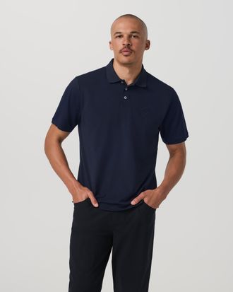 Vuori Clothing Short Sleeve Gamepoint Polo 2.0 | Ink Non Tipped | Medium