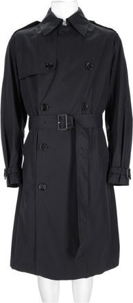 BOSS Double-Breasted Tailored Trench Coat