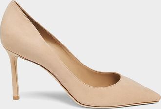 Jimmy Choo London Romy 85 Suede Stiletto Pumps