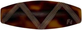Fendi Pre-owned Accessories, female, Brown, Size: ONE SIZE Pre-owned Vintage Barrette