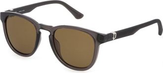 Police SPLF60 Polarized 868P Mens Sunglasses Grey Size 53