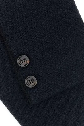 Moorer Mens Navy Blue Cashmere Scarf Belugaembassy Exterior: Sciarpe E Foulard