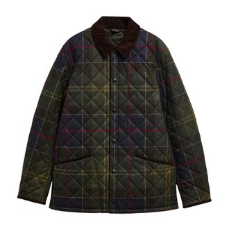 Barbour Jassen, Heren, Groen, XL, Katoen, Tartan Heritage Liddesdale Quilted Jacket