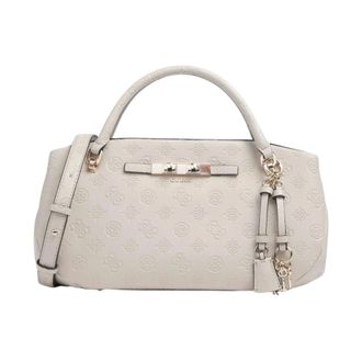 Guess Carmella Handtas - Dames - Tassen - Wit - Maat: ONE Size Zijde