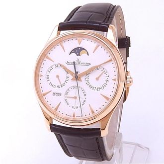 Jaeger-LeCoultre Pre-owned Jaeger LeCoultre Master Ultra Thin Perpetual Calendar Automatic Moon Phase Mens Watch Q1302520