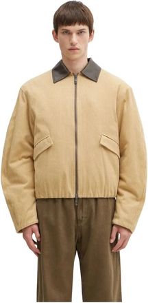 Ader Error Jacket 0113 - Heren - Zomerjassen - Beige - XL - Katoen - Jassen