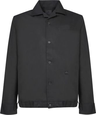 Givenchy Bm 6107 15K5 001 Shirt - Heren - Zomerjassen - Zwart - S - Katoen - Jassen