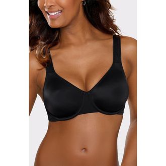 Lascana Womens Unlined Underwire T-Shirt Bra in Black at Nordstrom, Size 34Ddd