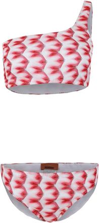 Missoni Bikini met &eacute;&eacute;n schouderband en chevron-patroon - Dames - Bikinis - Veelkleurig - S - Badmode