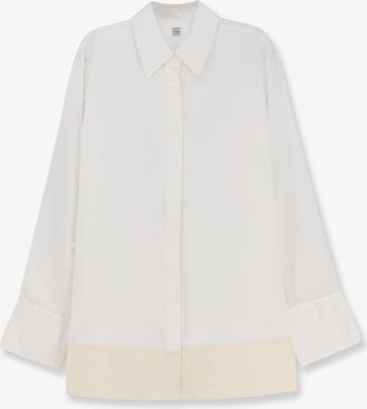 Toteme Camicia Tuxedo in viscosa satin - TOTEME - gender_Woman