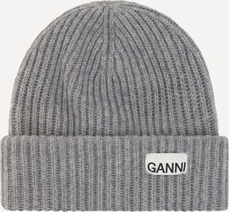 Ganni Beanie Hat Female UNI