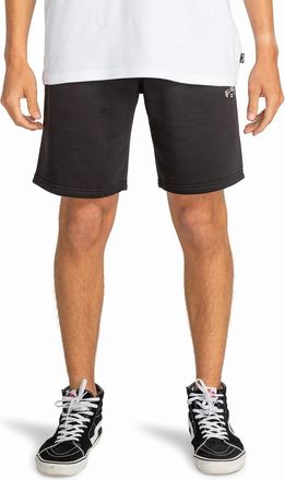 Billabong Mens Billabong Mens Arch 19 Wlasticated Waist Walk Shorts Sweatpants Joggers Bottoms - Black - Size: 33/32/32