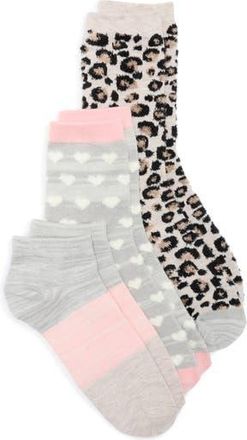 Nordstrom Rack Holiday Cheer 3-Pack Socks in Leopard Pack at Nordstrom Rack