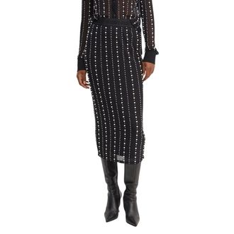 Versace Jeans Couture Dames, Rokken, Zwart, Maat: XS Poliester
