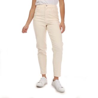 Levi's Dames Levis High Waisted Mom Corduroy Jeans in Crème