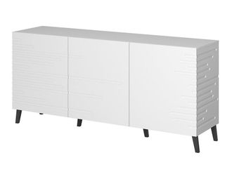 Mirjan24 Aparador Charlotte 140, Blanco, 72x155cm, N&uacute;mero De Puertas: 040cm, Estanter&iacute;as, Mdf