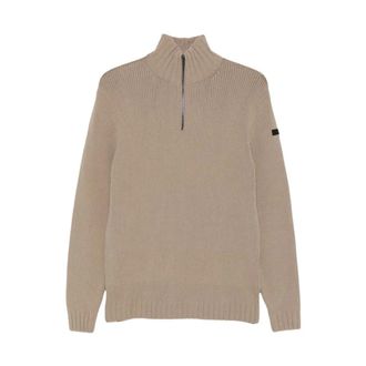 Roberto Ricci Design Jersey Cinematt con media cremallera - Knitwear - Hombre - Beige - XL