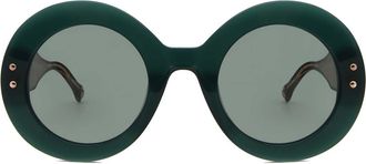 Carolina Herrera HER 0081/S 1ED/QT Womens Sunglasses Green Size 52