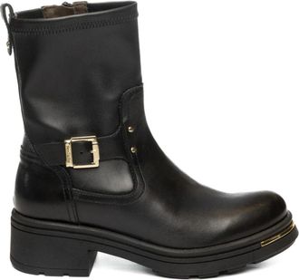 Nero Giardini Schoenen, Dames, Zwart, 36 EU, Leer, Guanto Enkellaars