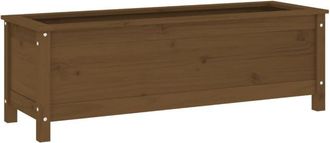 vidaXL Vidaxl - Arriate Elevado De Jard&iacute;n Madera Pino Marr&oacute;n Miel 119,5x40x39cm