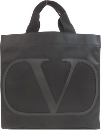 Valentino Black Nylon Tote Bag (Pre-Owned)