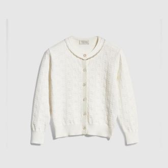 Gucci Kids - GG Cotton Cardigan, White