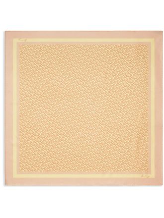 Burberry Foulard B Charm in seta - Rosa