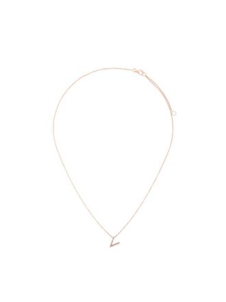 Alinka ALINKA ID diamond necklace - women - Diamond/18kt Rose Gold - OS - Metallic