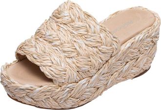 Antelope Kass Woven Raffia Platform Sandal in Natural at Nordstrom Rack, Size 9Us / 40Eu