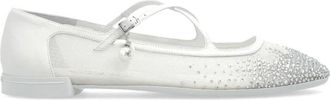 Jimmy Choo London Ballerinas Eleri - Dames - Ballerinas - Wit - 36 EU - Schoenen