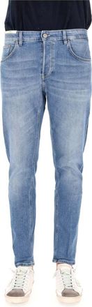 Pantaloni Torino Reggae Tapered Jeans - Heren - Loose Fit Jeans - Blauw - W31 - Katoen - Jeans