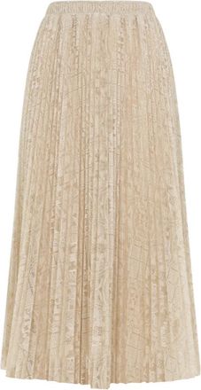 Ermanno Scervino Maxi Rok - Dames - Maxi Rokken - Beige - 2XS - Rokken