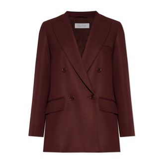 Max Mara Blazers, female, Red, Size: XS Farad Double-breasted Blazer