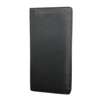 Louis Vuitton Pre-owned Wallets, female, Black, Size: ONE SIZE Pre-owned Long wallet (bi-fold)