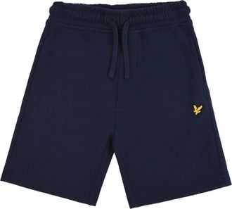 Lyle & Scott Sweatshirt met ronde hals - Heren - Korte Broeken - Blauw - L - Katoen - Korte Broeken