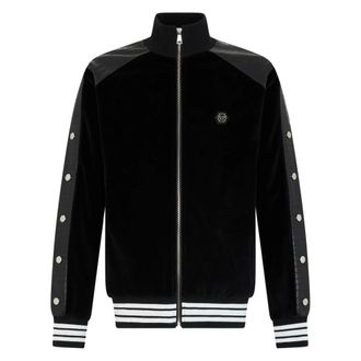 Philipp Plein Felpa con zip Cocco - - Sweatshirts & Hoodies - Uomo - Nero - 5XL