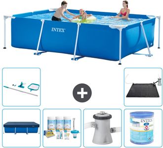 Intex Piscina Con Estructura Rectangular - 300x200x75 Cm - 7-piezas S30156