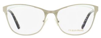 Emilio Pucci EP5084 Butterfly Metal Frame Eyeglasses - Palladium