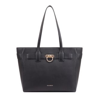 Paul Costelloe Womens Artemisia Leather Tote Bag - Black